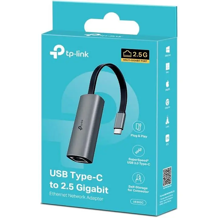 USB-Хаб TP-Link UE302C 1x2,5GE, USB TypeC (UE302C) - фото 3