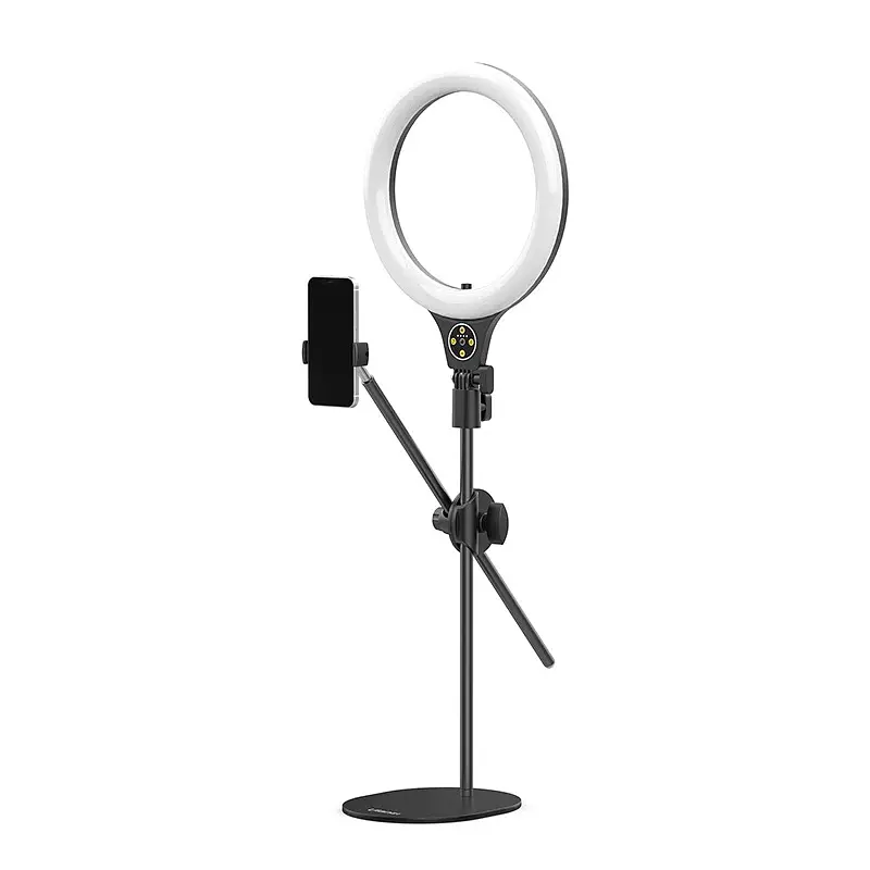 Кільцева лампа на штативі Ulanzi Vijim Desktop Overhead Shooting Bracket Ring Light Set（10inch) (UV-2517 T1) (2517) - фото 4