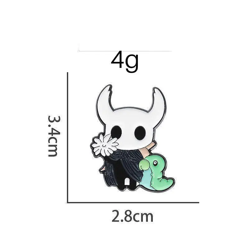 Брошка Порожнистий лицар з гусиницею (4946892) - фото 2