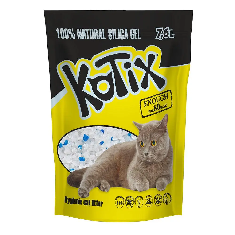Силікагелевий наповнювач Kotix для котячого туалету 7.6 л