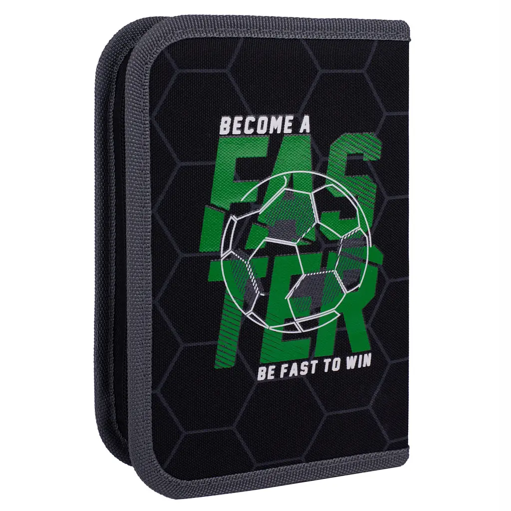 Шкільний пенал твердий Yes одинарний з клапаном HP-03 Football TIme - фото 2