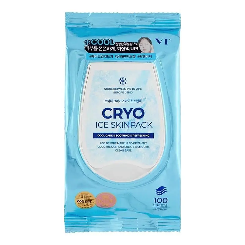 Охолоджувальні бустер-пади VT Cosmetics Cryo Skin Pack 100 шт