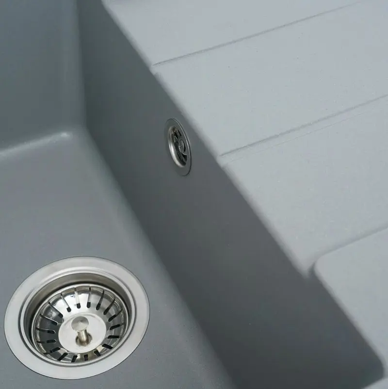 Кухонна мийка Platinum 6550 INTENSO сірий мусон (SP000025111) - фото 3