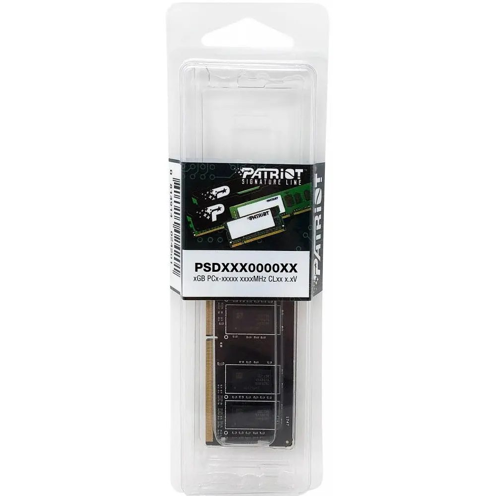Память для ноутбуков PATRIOT 16 GB SO-DIMM DDR4 3200 MHz (PSD416G320081S) - фото 5
