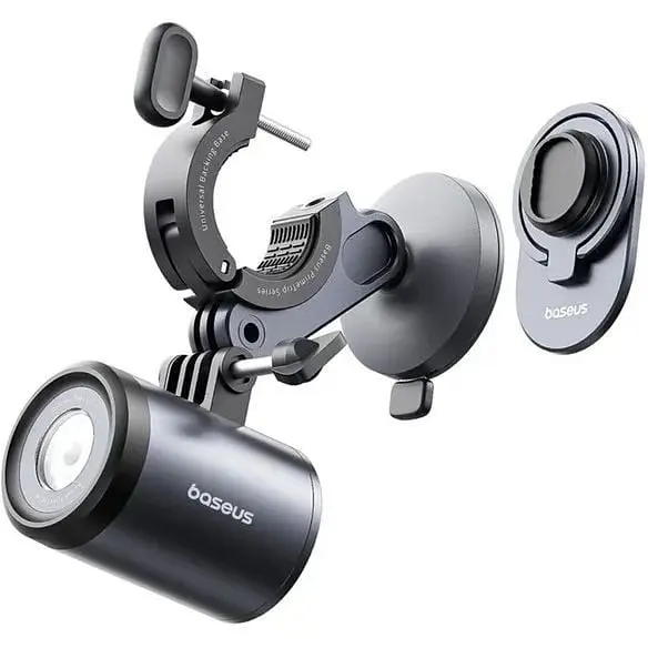 Тримач для велосипеда та мото з ліхтарем Baseus PrimeTrip Series Dual-Color Bike Light 2-in-1 C12569000121-00 - фото 2