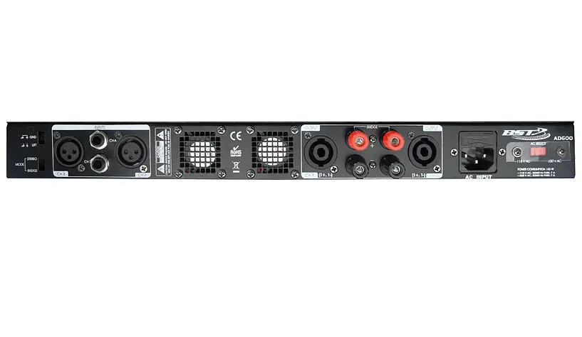 Цифровой усилитель мощности BST AD600 8ом 2x300 Вт - фото 2