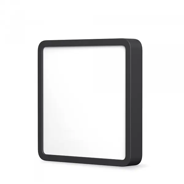 Светодиодный накладной квадратный светильник Videx 18W 5000K Black - фото 2