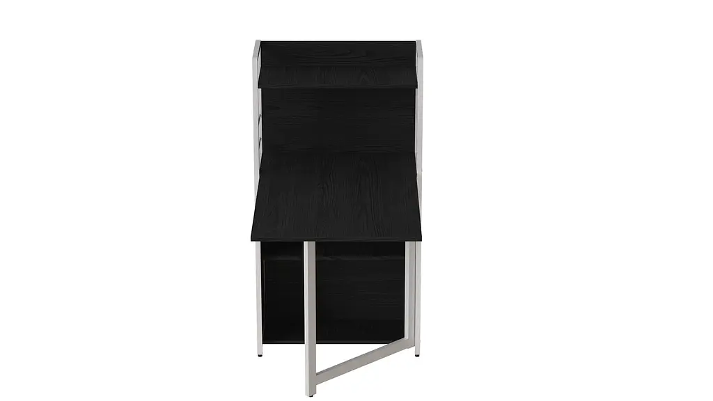 Стіл книжка з етажеркою Практик 1 Ferrum-decor 1200x640x990 Білий метал ДСП Сосна Кембра 16 мм (FRD-104620) - фото 4