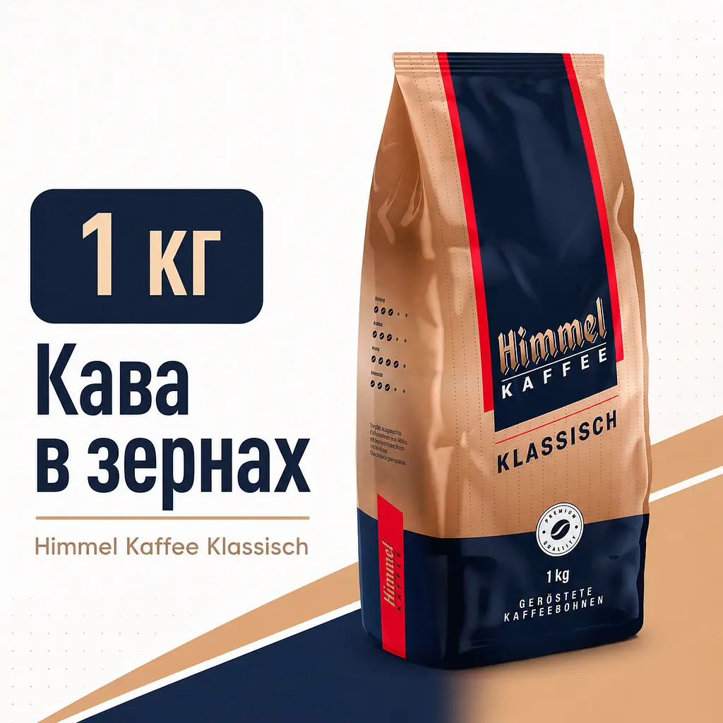 Кава зернова Himmel Kaffee Klassisch середнього обсмаження 1 кг - фото 2