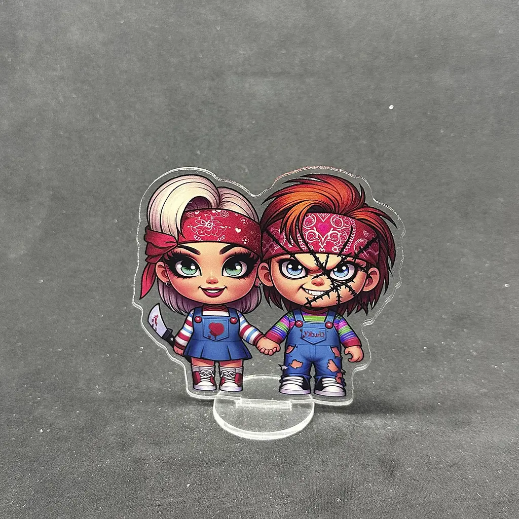 Акрилова колекційна фігурка Chibi Чакі та Тіффані 10 cм - фото 2