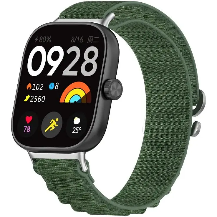 Ремешок DK для Xiaomi Mi Band 8 Pro Polyester Alpine Loop (018837) (green) - фото 3