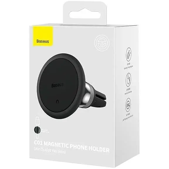 Держатель магнитный Baseus C01 Magnetic Phone Holder (Air Outlet Version) - фото 5
