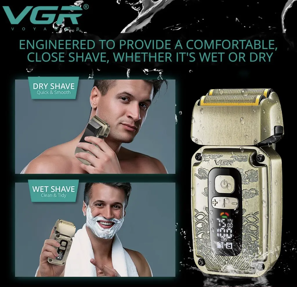 Бритва VGR V-337 для гоління та стрижки Професійна сітчаста - фото 3