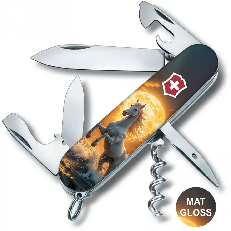 Складаний ніж Victorinox SPARTAN ZODIAC Величний кінь 1.3603.7.Z5230pk