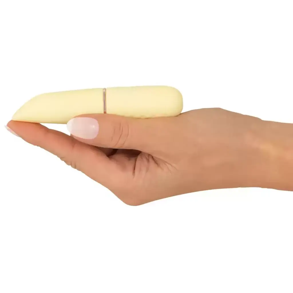 Вибратор Cuties Mini 10.5 см желтый - фото 4