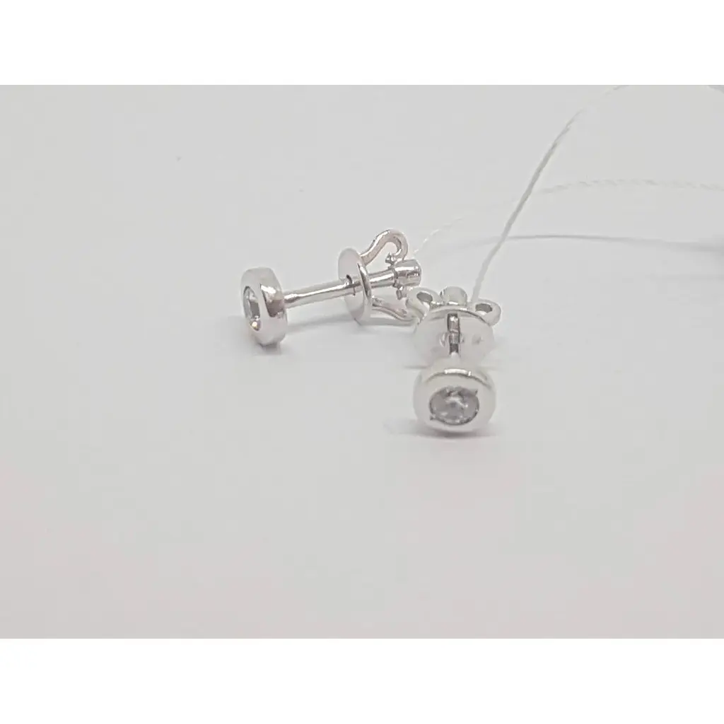 Золотые серьги-пуссеты Империя золота с фианитами. СП131БИ - фото 2