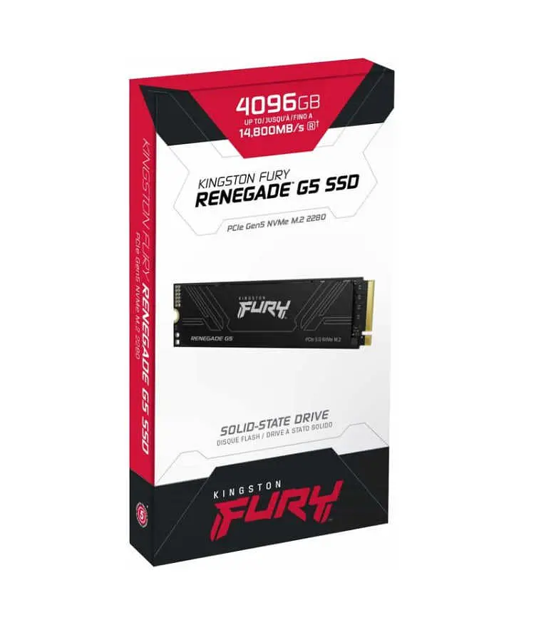 SSD накопичувач Kingston FURY Renegade G5, 4 ТБ (SFYR2S/4T0) - фото 4