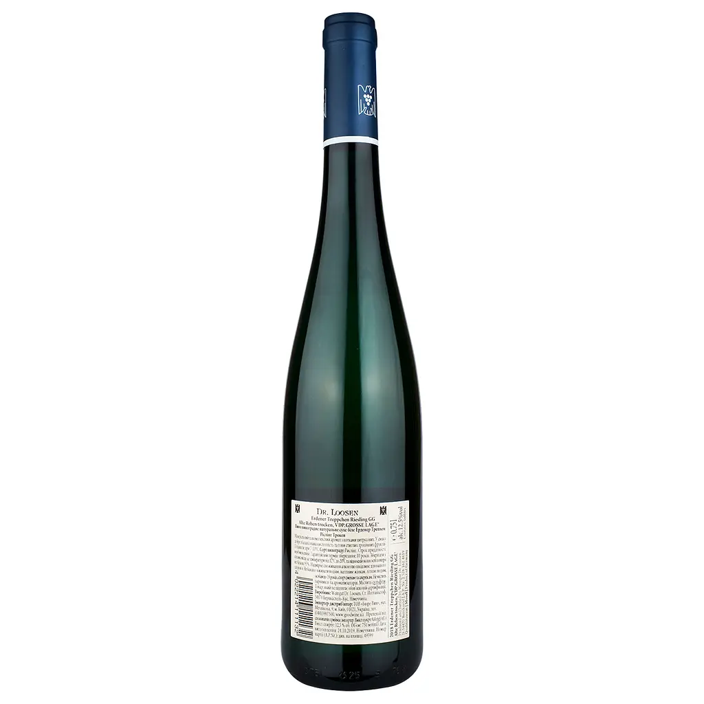 Вино Dr. Loosen Riesling Trocken Erdener Treppchen 2018, белое, сухое, 0,75 л (49599) - фото 2