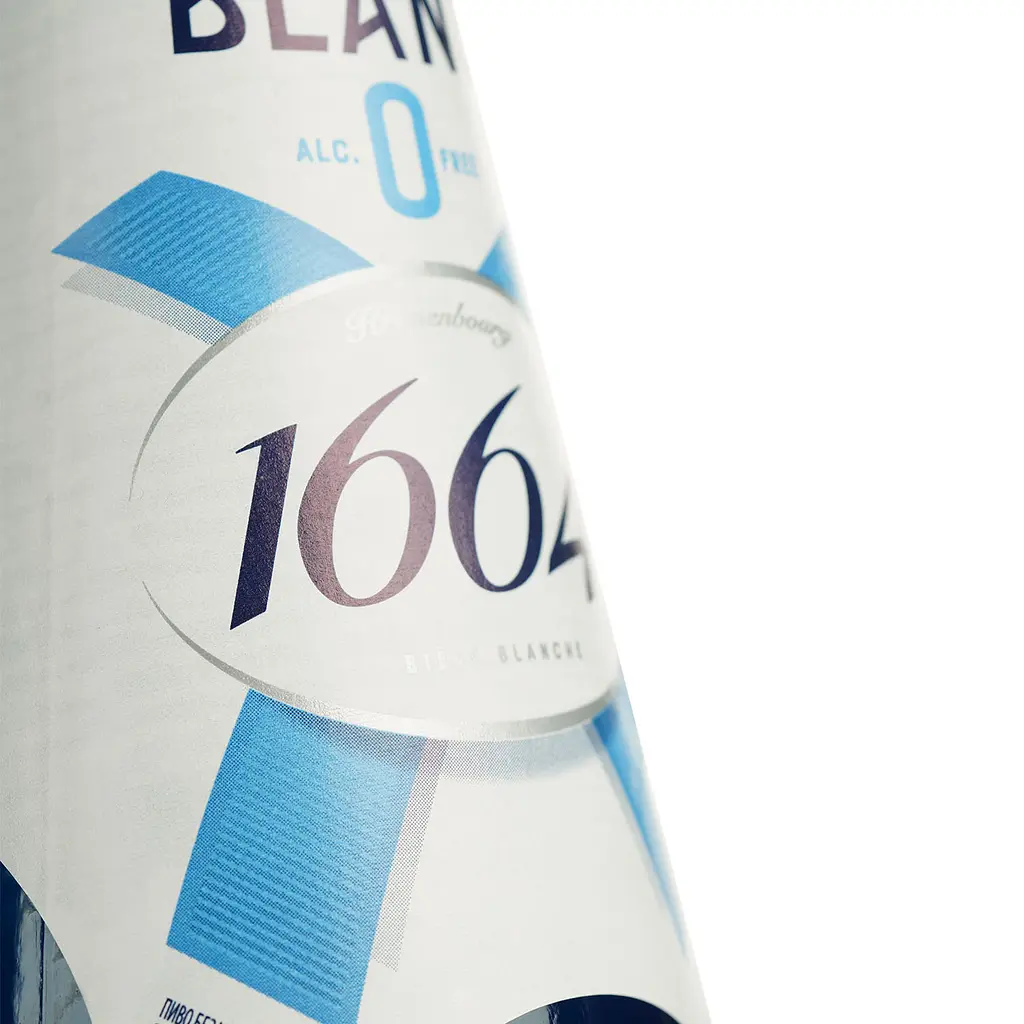 Пиво безалкогольное Kronenbourg 1664 Blanc №0 светлое 0.46 л - фото 5