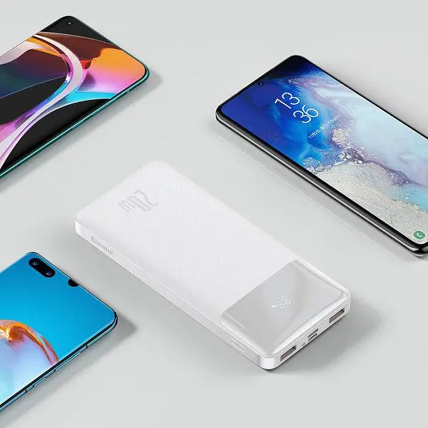 Портативный аккумулятор Baseus Bipow Digital Display OE 10000mAh 20w (PPBD050502) белый - фото 5