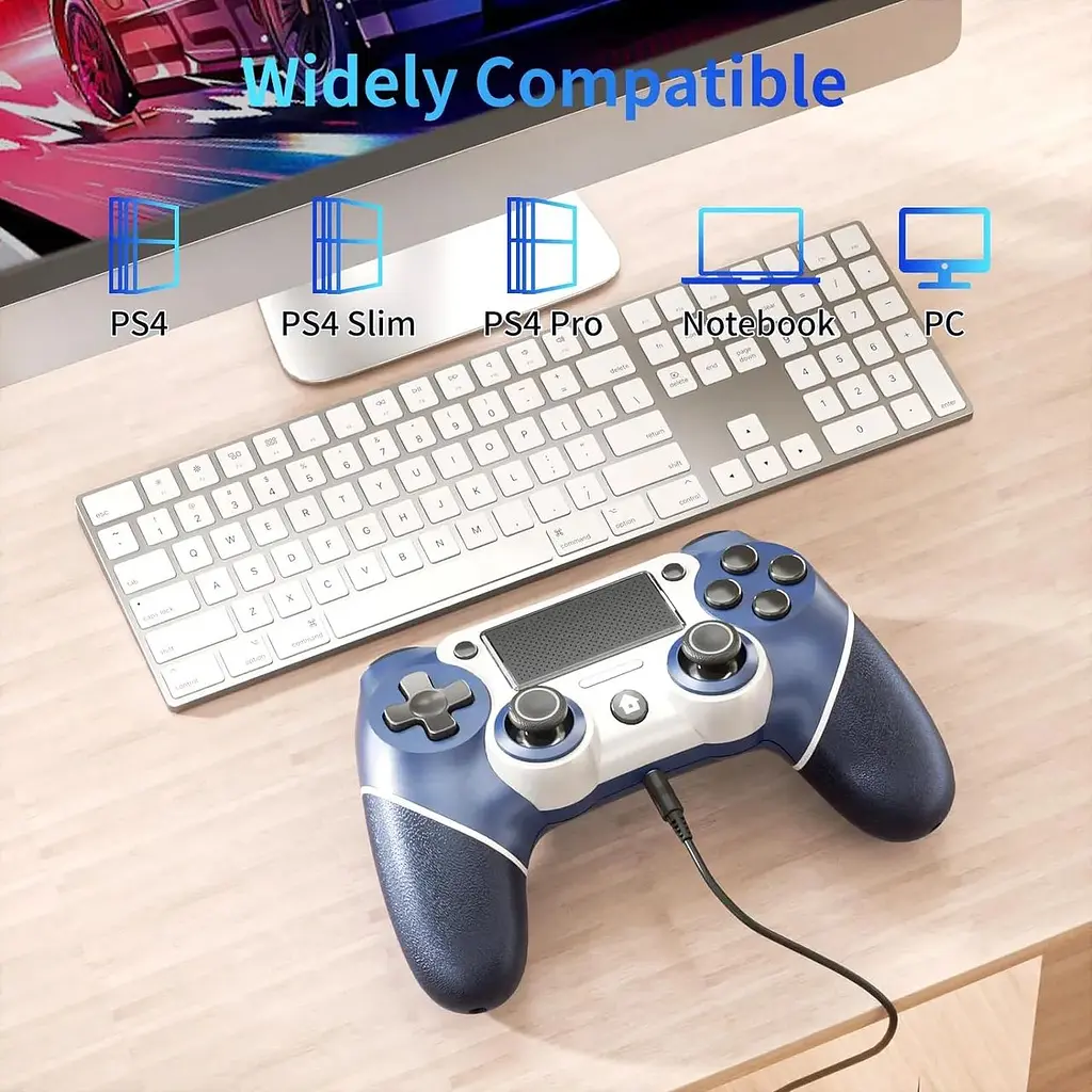 Контролер для пульта дистанційного керування P4, сумісний із Playstation 4/Slim/Pro - фото 2