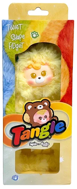 Колекційна м'яка іграшка з кільцем Tangle x Diudiu Baby Furry Bear Honey Butter (HWTANGLE02D01-YD02) - фото 3
