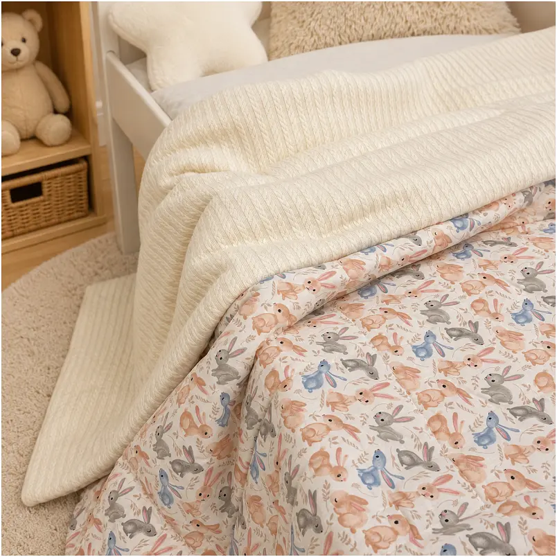 Плед дитячий MirSon Premium Pique Rabbits 110х140 см (2200013892687) - фото 3
