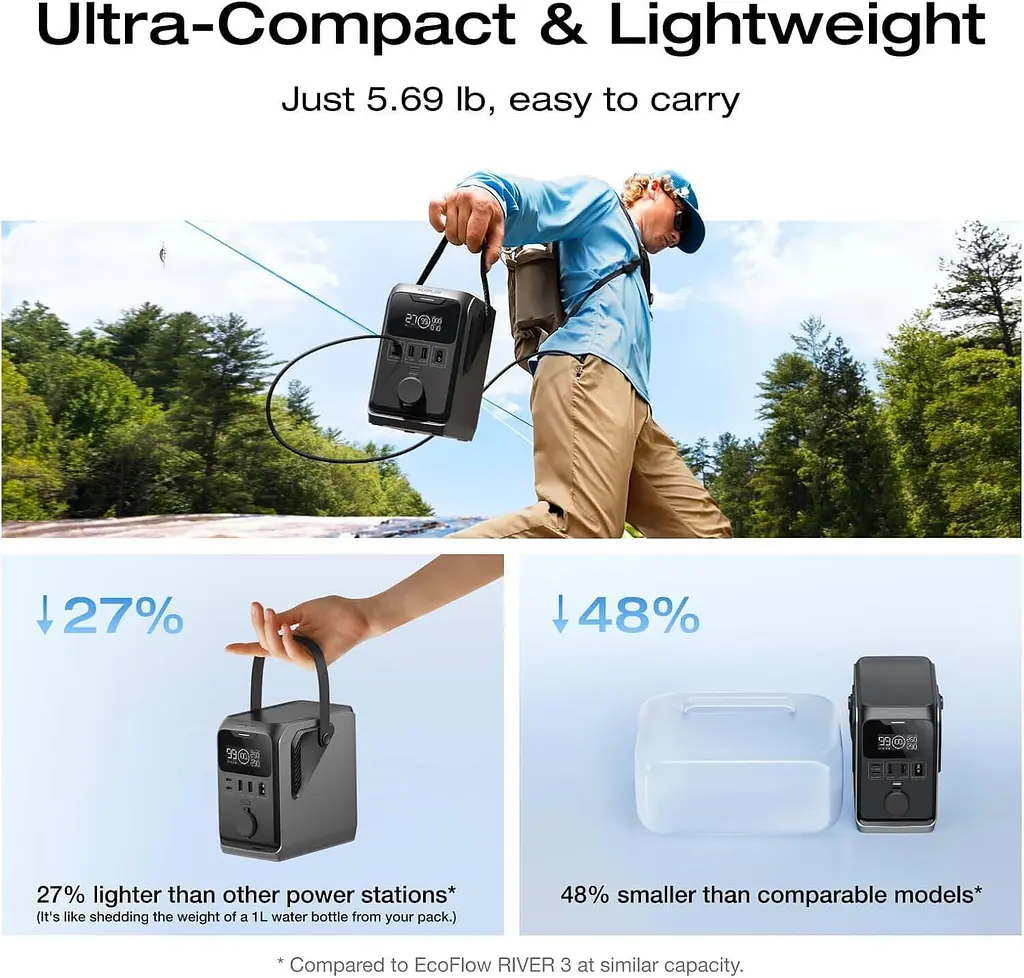 Зарядная станция EcoFlow TRAIL 300 DC / 140 Вт / 288 Вт/ч / LiFePO4 (EF-TRAIL300-N) - фото 9