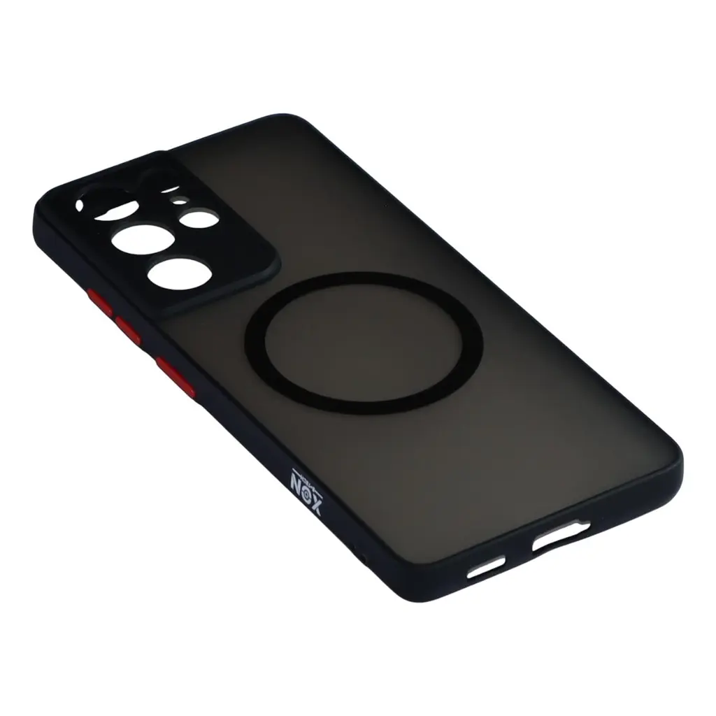 Магнітний чохол XON PhoneCase Magnetic для Samsung S21 Ultra (PCMB2121300B 9786) Чорний - фото 2