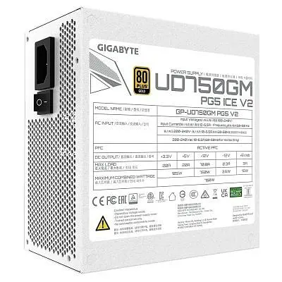 Блок живлення GIGABYTE 750W (GP-UD750GM PG5 ICE) - фото 5