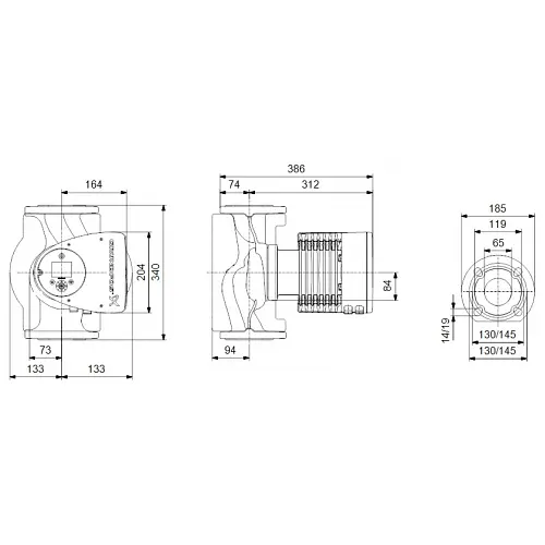 Циркуляційний насос Grundfos Magna3 65-80 F 340 (97924296) - фото 2