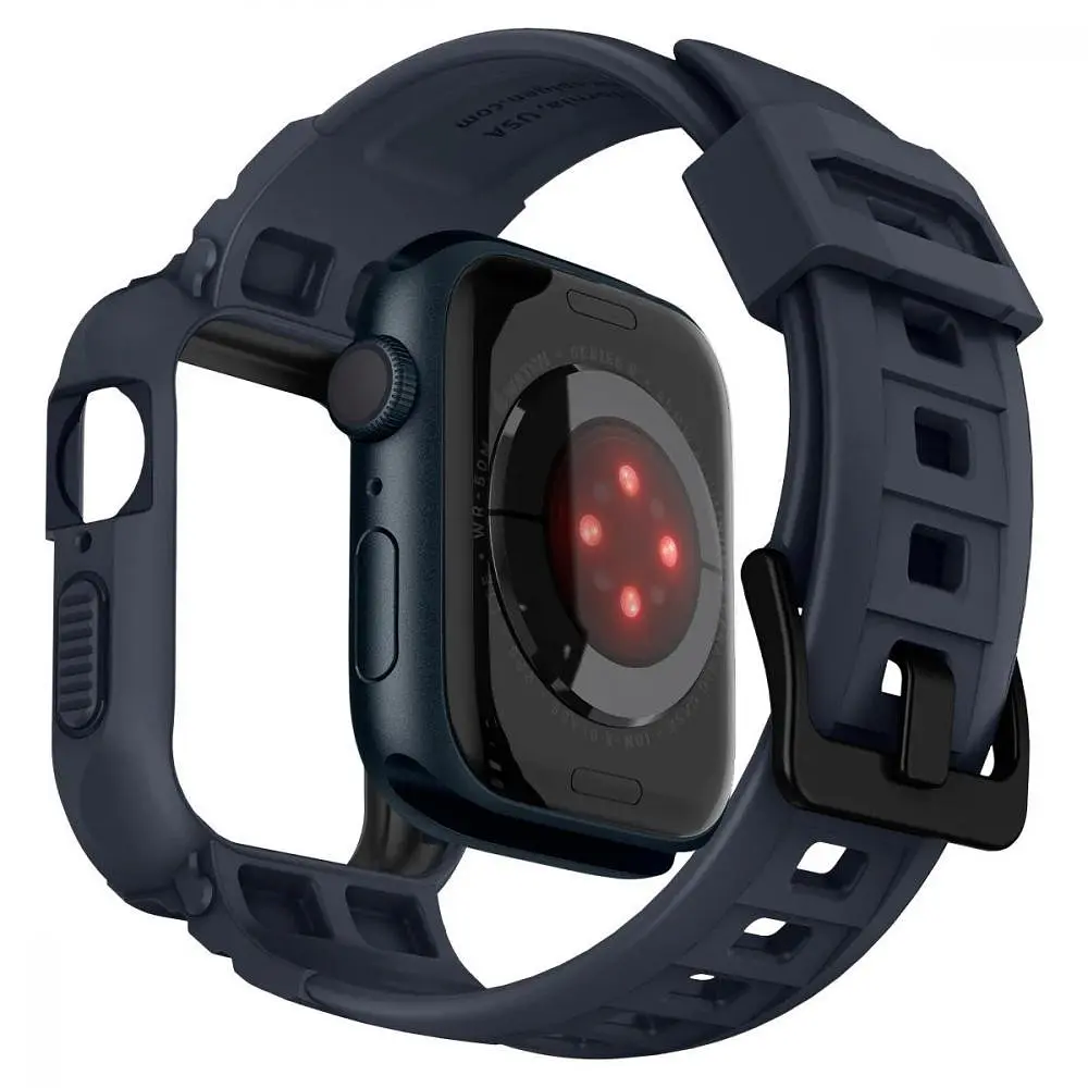 Ремінець Spigen для Apple Watch SE/6/5/4, 44 мм Rugged Armor Pro 2 в 1, Charcoal Gray (ACS00819) - фото 6