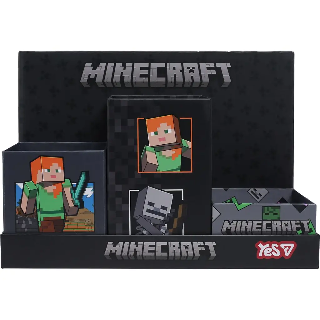Настольный органайзер Yes Minecraft картон (708618) - фото 2