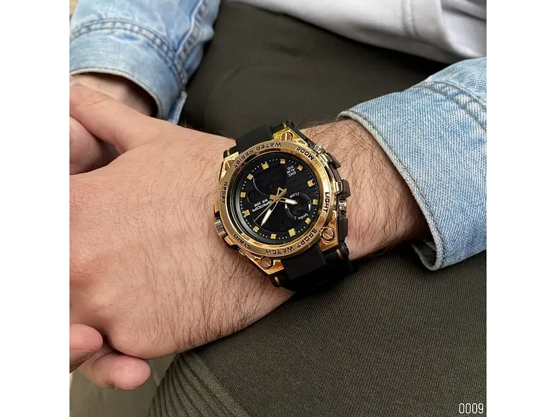 Наручные часы мужские 739 Black-Gold Sanda acs0030961 - фото 9