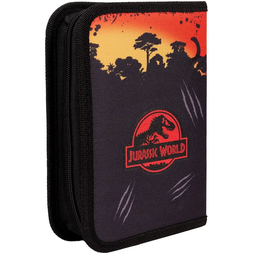 Пенал твердий Yes HP-02 Jurassic World, 13х21х3 см, чорний із червоним (533134) - фото 2