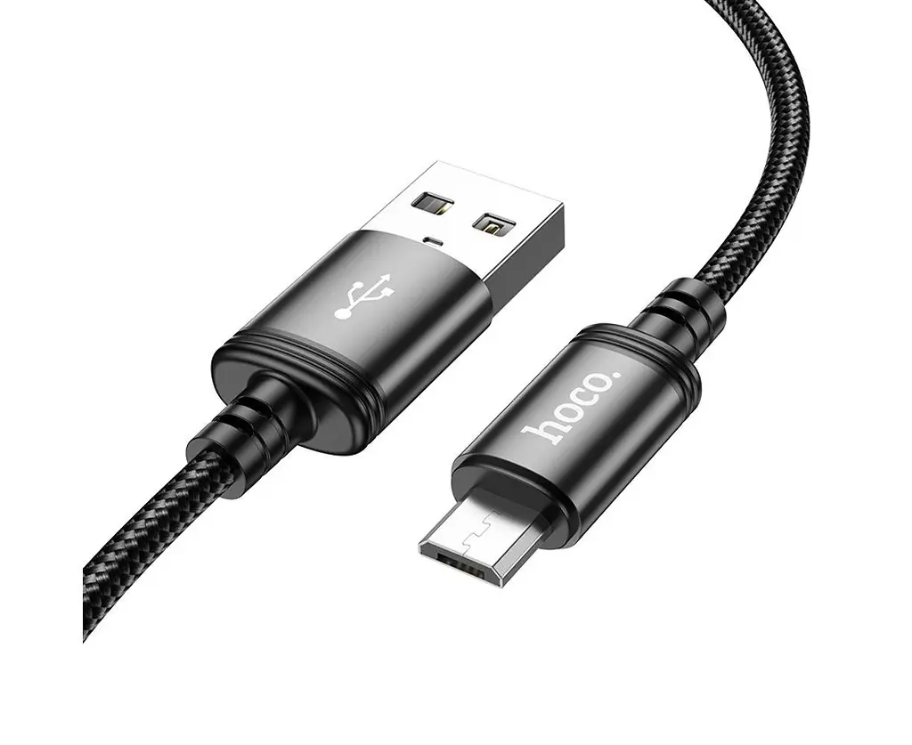Кабель Hoco X91 microUSB 3 метра штекер микро-нейлоновое оплетение - фото 4