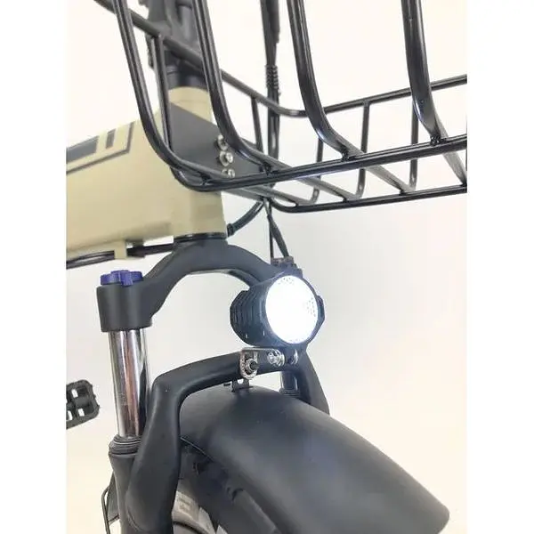 Електровелосипед Trigo фетбайк 20 дюймів 1200W 48V 24Ah бежевий - фото 3