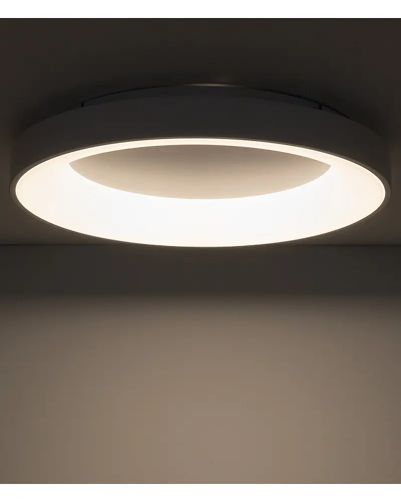 Світильник стельовий Nowodvorski 11202 Nikki Round LED 1x60W 3000K 5400Lm IP20 білий - фото 2