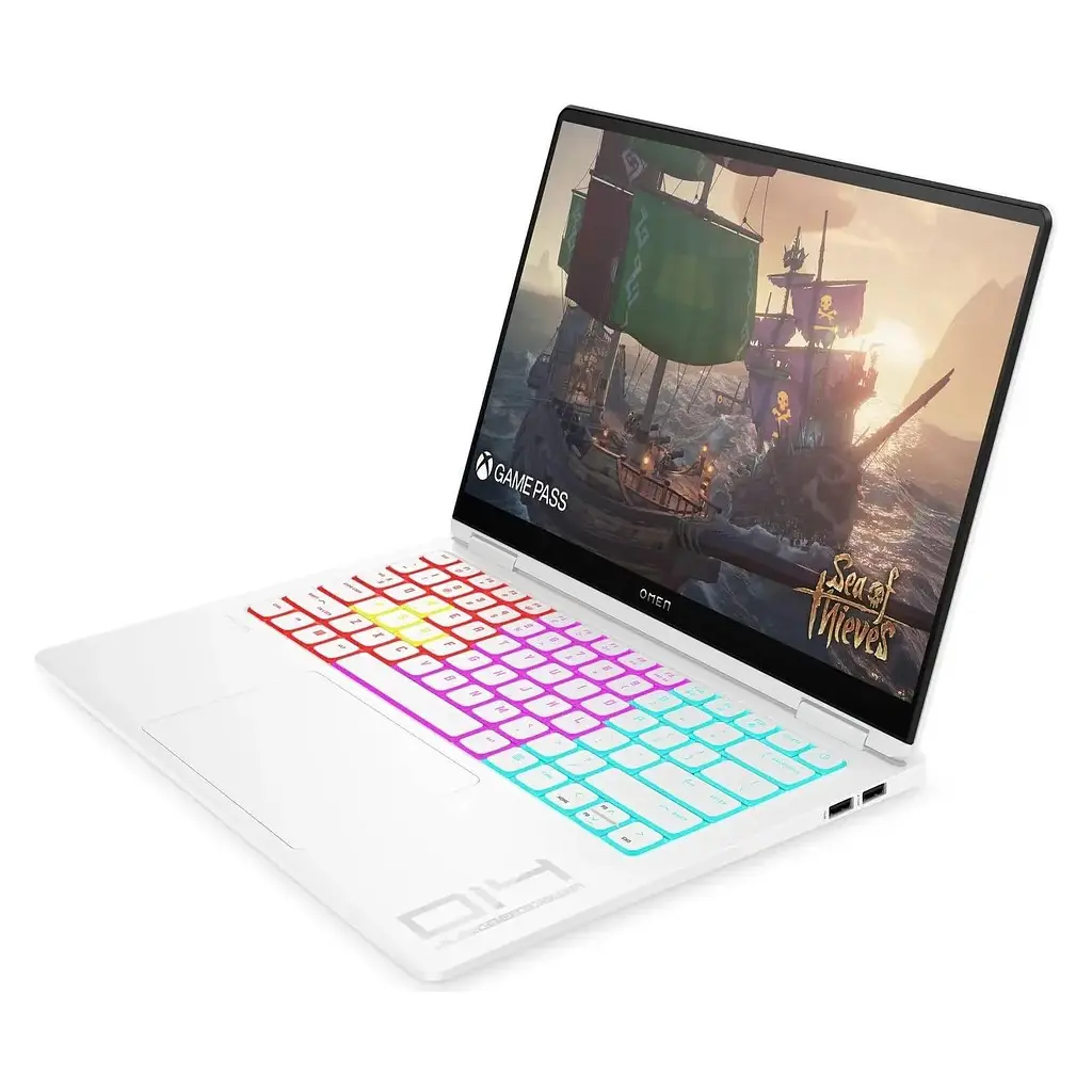 Ноутбук HP 14 OMEN 14-fb1006ua 2880x1800 OLED/Intel U7-255H/32GB/1TB/RTX 5060 8GB/W11H/White (C3US3EA) - фото 2