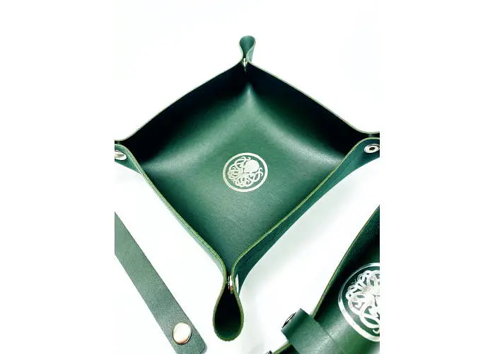 Настольная игра Планета Ігор Лоток для кубиков Ктулху (зеленый) (Dice tray Cthulhu green) (pi-dt010) - фото 10