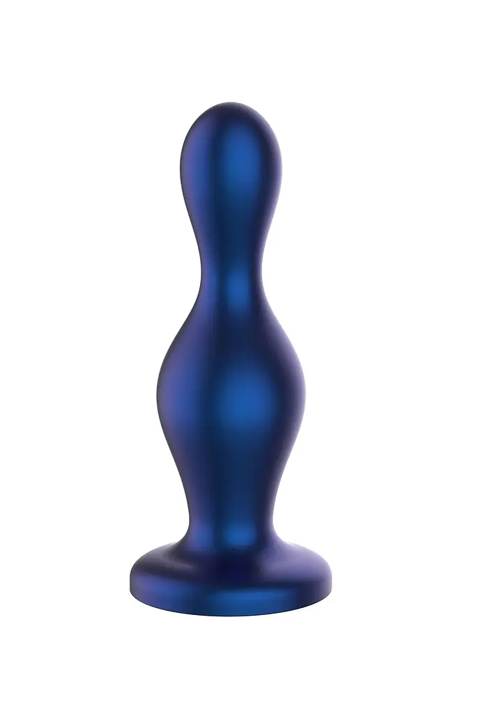 Анальна пробка TOYJOY The Hitter Buttplug 13 см (синій) - фото 9