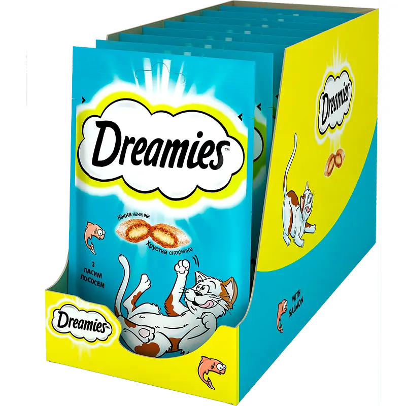 Лакомство для кошек Dreamies с лососем 60 г - фото 4