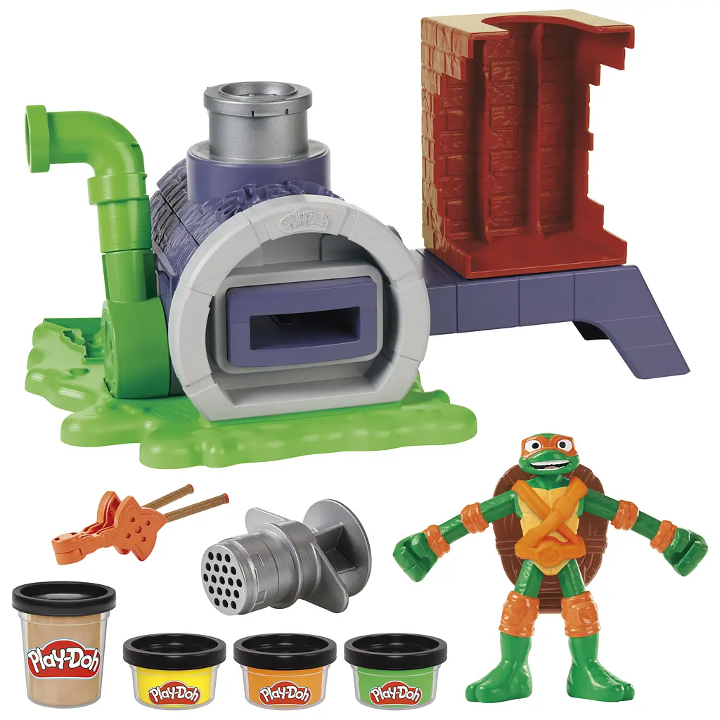  Набор для творчества Hasbro с лепочной массой Play-Doh Ракушки-ниндзя: Пицца-атака(G1829) - фото 5
