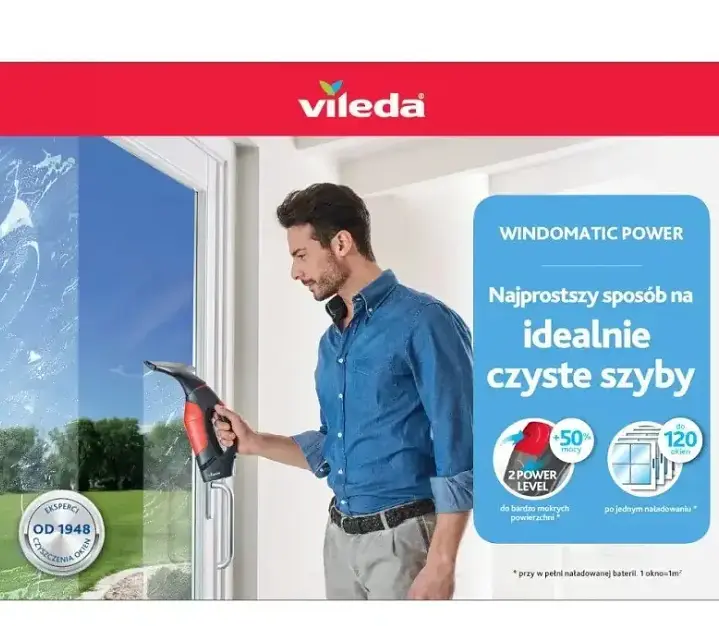 Акумуляторний склоочисник Windomatic Power Vileda - фото 9