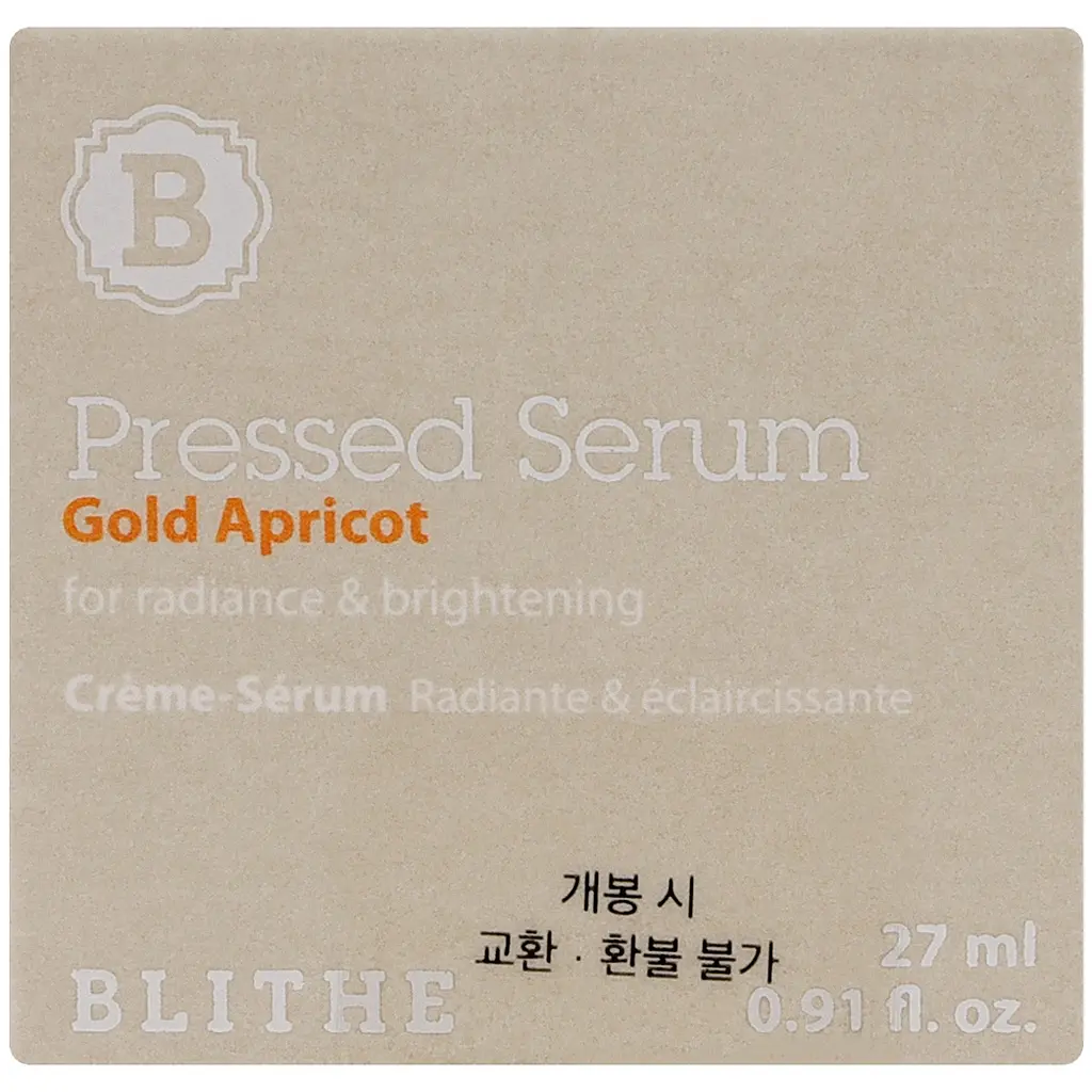 Спресована сироватка Blithe Pressed Serum Gold Apricot 27 мл - фото 2