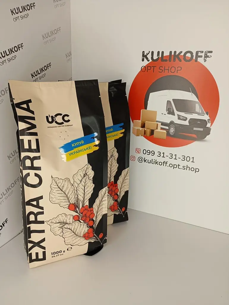 Кава в зернах EXTRA CREMA 1 кг - фото 2