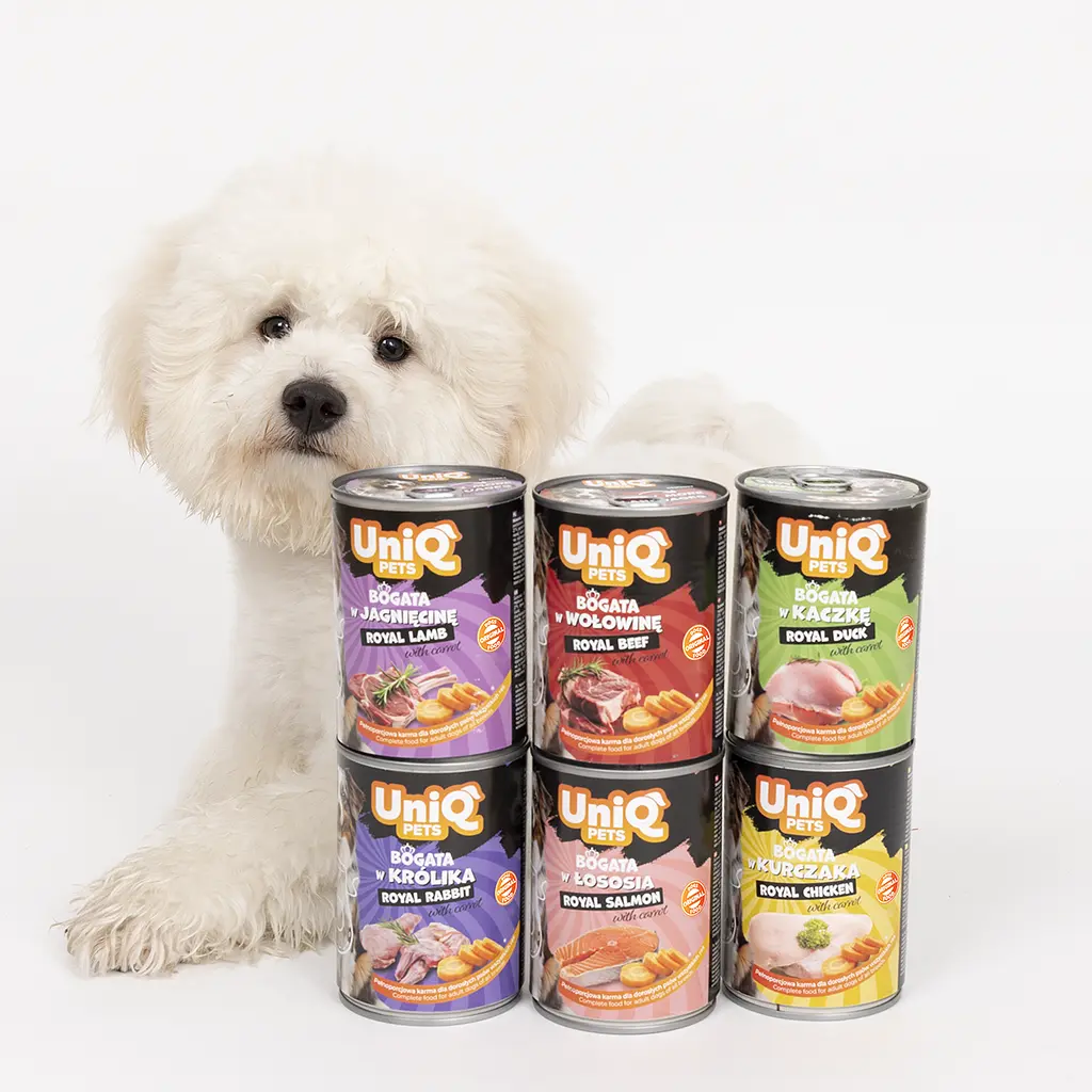 Консерви для собак UNIQ PETS DOG WET FOOD ROYAL RABBIT із кроликом, 375 г - фото 8