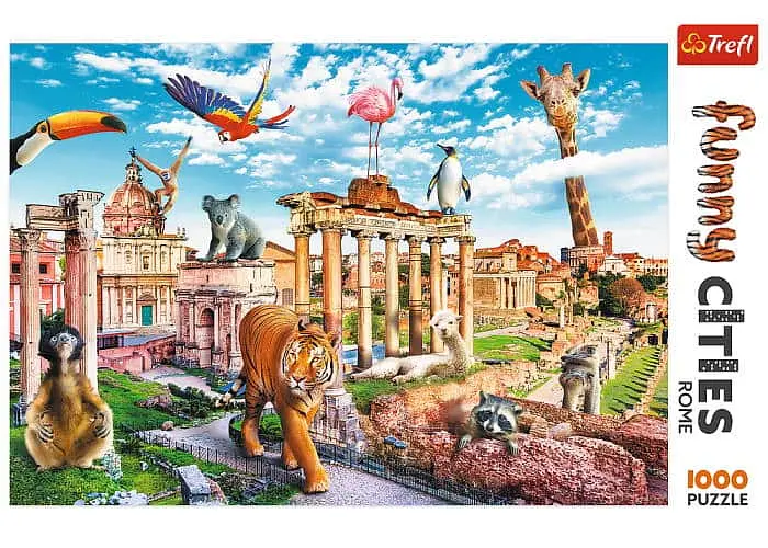 Пазл Trefl Дикий Рим Веселі міста 1000 ел. (10600) - фото 2