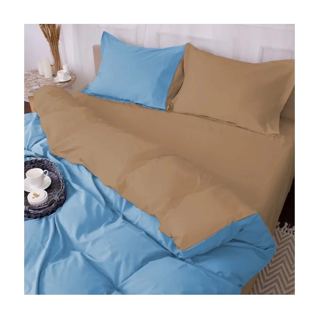 Постільна білизна MirSon Poplin Line 015 + 067 Kimberly 160 x 220 (2200006281788) - фото 2