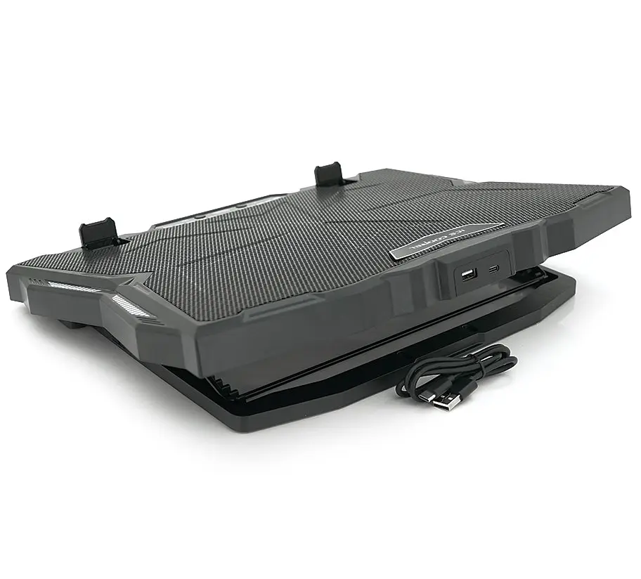 Охолоджувальна підставка для ноутбука до 17.3 дюймів Ice Coorel K-12 15 fans 2500RPM - фото 4